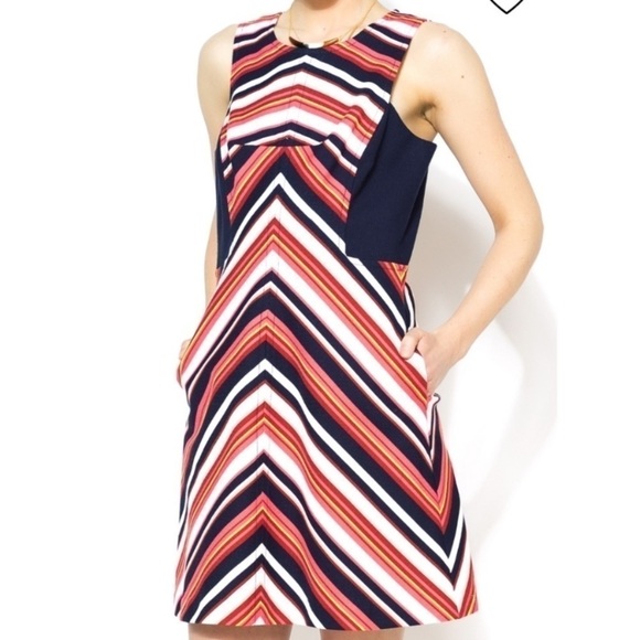 TRINA TURK stinson beach stripe mini dress - Picture 1 of 11